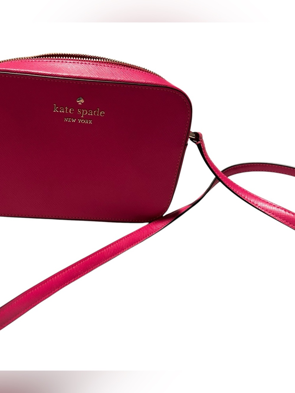 kate spade Hot Pink Saffiano Crossbody Bag - Picture 3 of 5